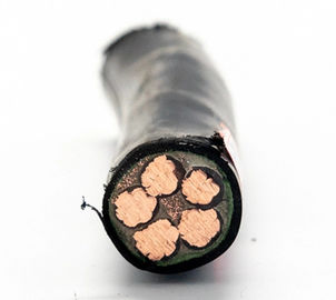 3 câble électrique blindé isolé par PVC de cuivre de la SWA STA ATA de câble de noyau
