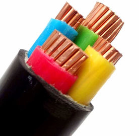 Le câblage cuivre isolé par PVC Xlpe de noyau du noir 4 a isolé le câble engainé par PVC