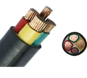 Fil électrique isolé par PVC de basse tension de HT de système mv de conducteur d'AL de CU de câble cuivre