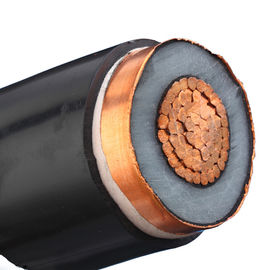 Câble blindé à un noyau souterrain noir de PVC du câble BT XLPE de basse tension