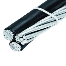 Fil en aluminium triple à haute densité de fil de câble d'interface de service aérien