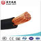 Norme du CEI isolée par caoutchouc flexible noir de câble de soudure de rouge orange