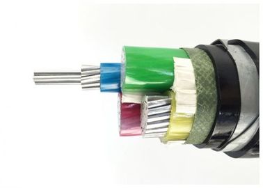 Le noyau 5 de la basse tension 1 creuse le câble blindé de Xlpe de fil d'acier du câble électrique 600V de XLPE
