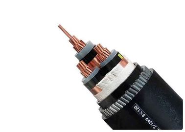 Halogène IEC60502 libre SANS 1339 de fumée de câble moyen de tension de XLPE bas